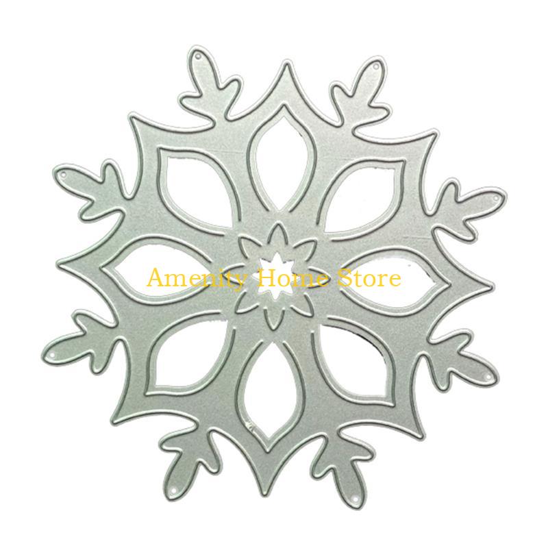 F26C Snowflake Metal Cutting Dies Stencil DIY Scrapbooking Album Paper Card Template Mold Embossing Decoration