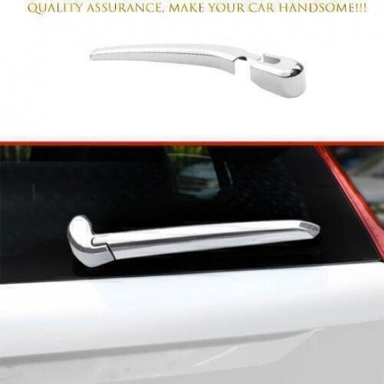 For Volvo XC40 2019-2024 Glossy Chrome Tail Rear Window Wipers Cover Trim 2PCS