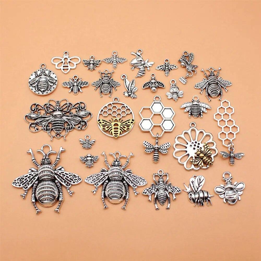 

Набор микс-подвесок в виде стрекозы и бабочки, аксессуары и аксессуары для ювелирных изделий A07-26pcs-Mix Size