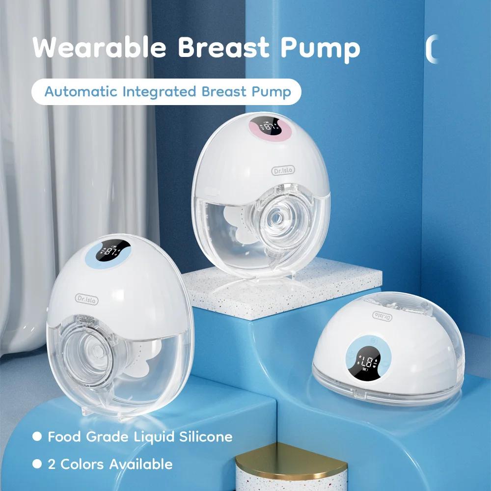 2pcs Electric Wearable Breast Milk Pump Hands Free BPA Free Low Noise Powerful Suction 4 Mode & 36 Levels Portable Breast Pump