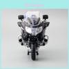 Metalowy Model Motocykla Policyjnego Bmw R1250 R T Dla Dzieci Z Napędem Inercyjnym i Amortyzatorami