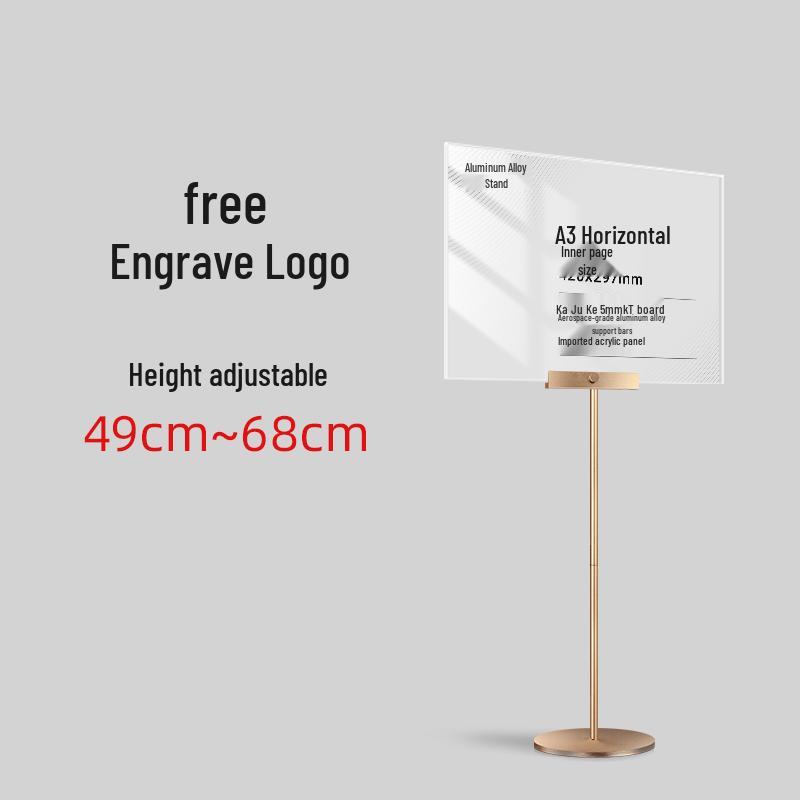 Aluminum Poster Stand for Store Promotions - Manager's Pick for New Arrivals