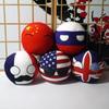 10cm Cute Countryball Polandball Plush Stuffed Dolls Anime Short Toys Mini Pillow Bag Key Ring Pendant Cosplay Gifts