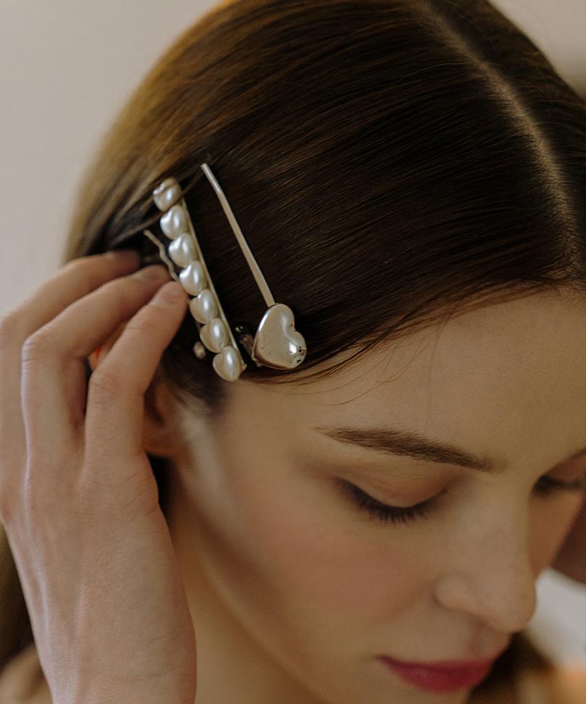 Has Ha021 Love Pearl Hair Pin Set