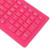 Clavier en Silicone Pliable 108 Touches Étanche Conception Entièrement Scellée Clavier Pliable pour la Frappe