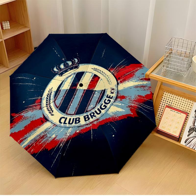 Club Brugge KV Printed umbrella lightweight for travel camping and leisure a musthave for family holidays and birthday gifts