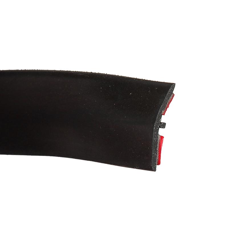 2m Car Windshield Roof Window Seal Weather Strip Noise Ulation T-Shape Moulding Trim Black