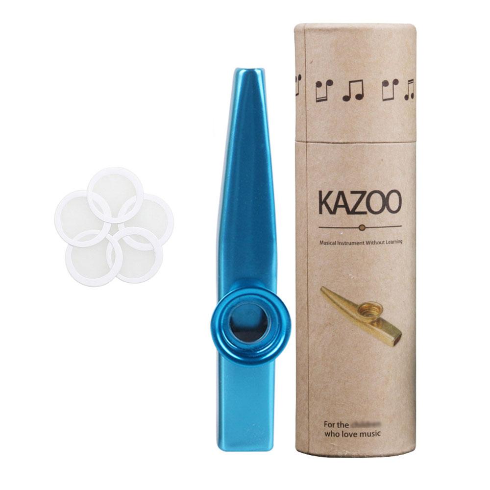 Exquisite Aluminum Alloy Kazoo with Storage Box- Suitable for Beginners Musical Instruments