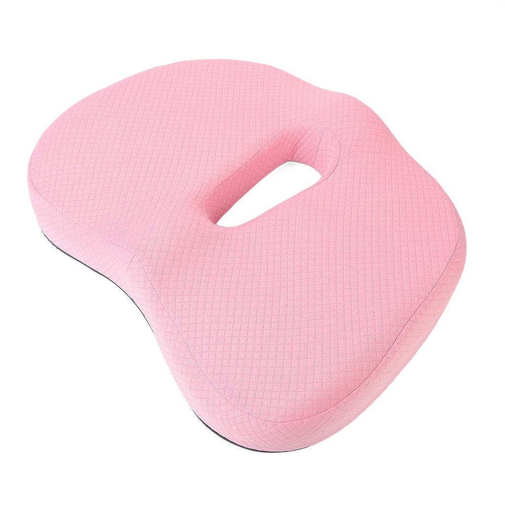 Donut Pillow Office Orthopedic Donut Cushion Memory Foam Soft Breathable Seat Pillow Pad Pink
