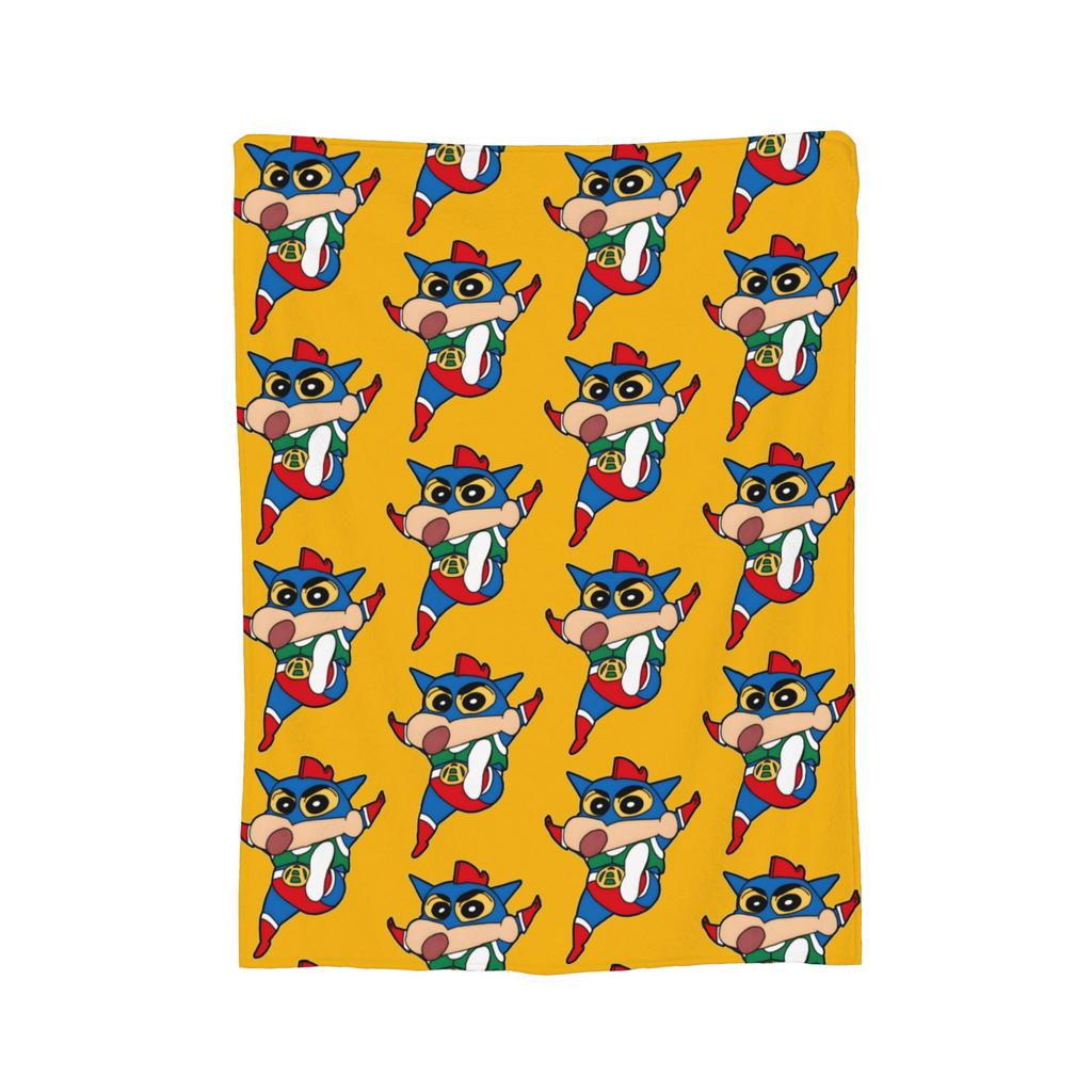 Crayons Shin-chans Action Kamen Blanket Flannel Summer Portable Super Warm Throw Blankets for Sofa Outdoor Bedspread