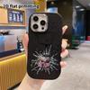 Phone case: 2D flat design suitable for iPhone 18 17 16 15 14 13 Pro protective case, couple style, classic battle, Christmas and Halloween gifts