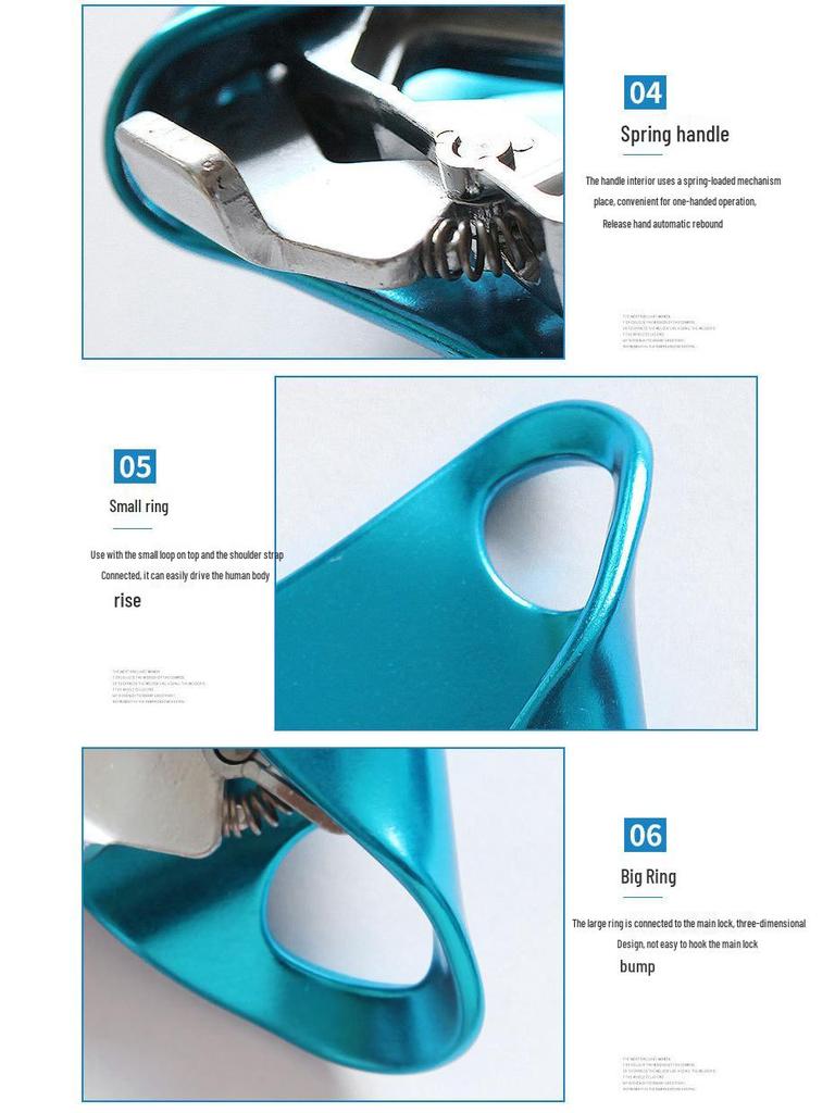 Outdoor Sports Fire Rescue and Rock Climbing Chest Ascender