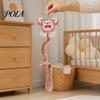 Cartoon Shape Cat Toy Plush Animal Toy, Long Tail Chew with Crinkle Sound, Interactive Hanging Stuffed Fox Chick Monkey for Indoor Cats Solo