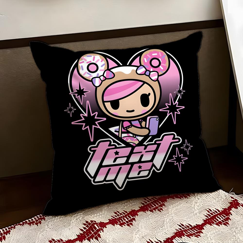 TTokidoki Cushion Cover Reversible Soft Durable Pillow Cover Home  Car MultiScene Use for Daily Comfort