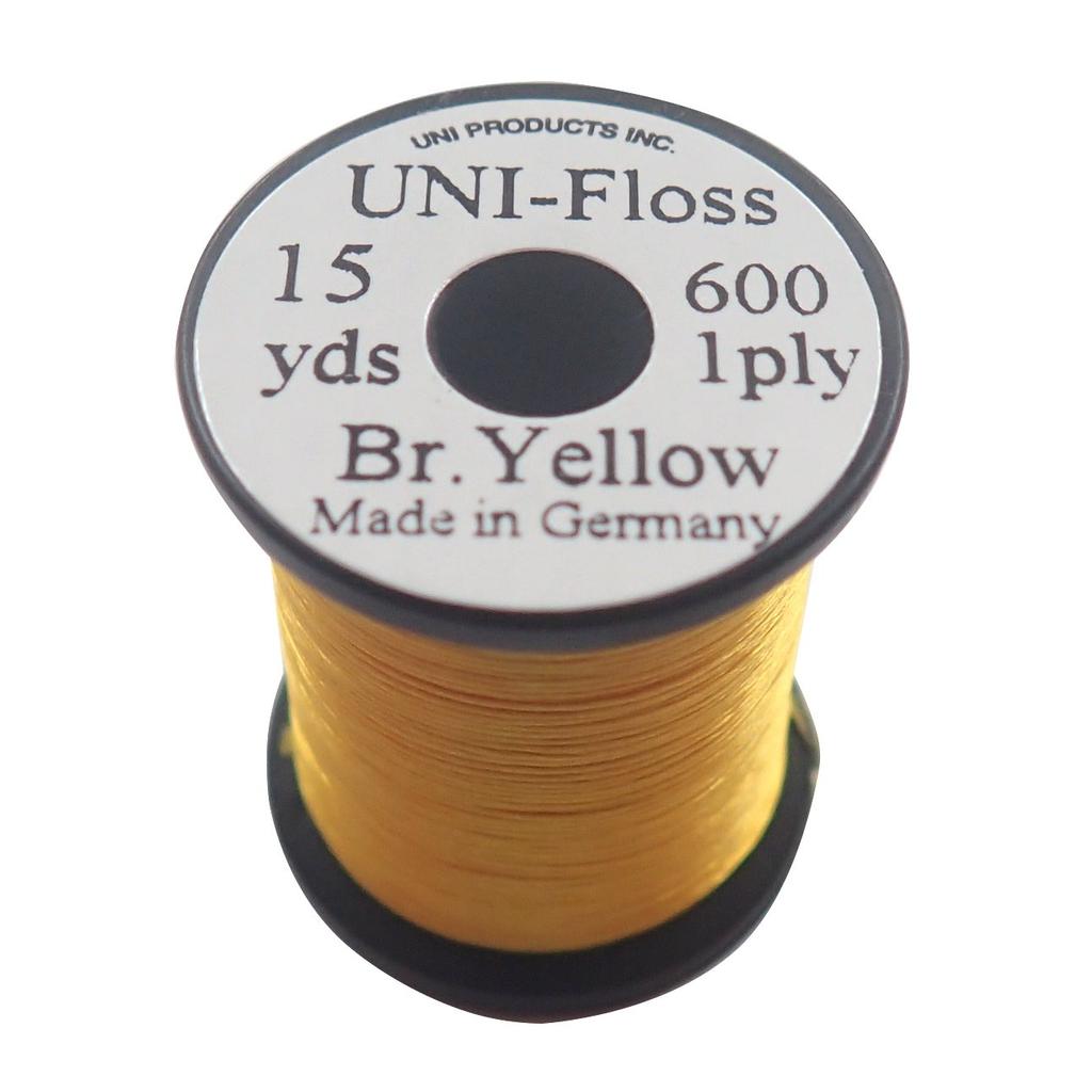 TIEMCO UNI 15yds. Super Floss Yellow