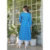 Women Designer Party Wear Cotton Rayon Kurti Pant Set Indian Top Tunic Dress 2361