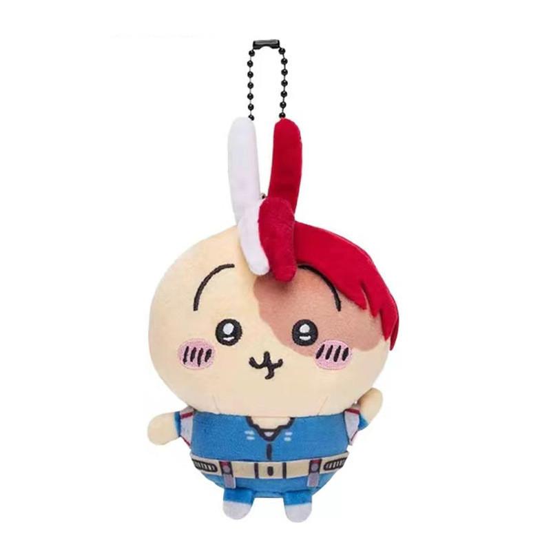 Ultra-soft Short Plush 10cm Keychain Featuring Adorable Characters From Hero Academy