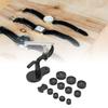 Watch Back Case Cover Press Closer Watchmaker Presser Repair Tool With 12 Dies Black