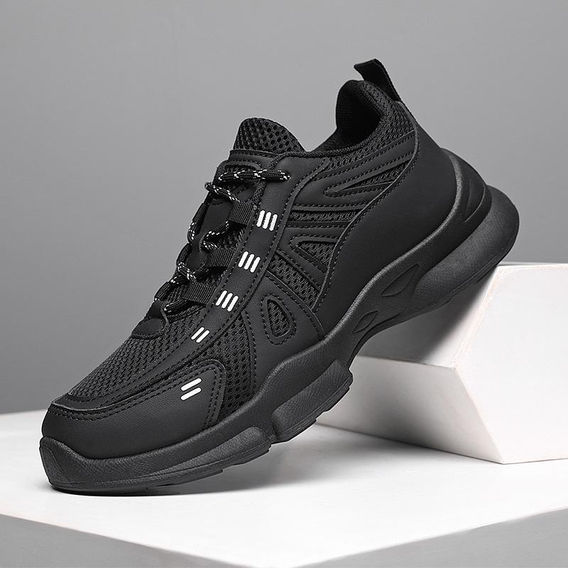 Walking shoes casual sports shoes fashionable versatile flying woven mesh breathable non-slip shoes 39