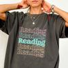 Reading Lover Shirt, Bookish Summer T-Shirt, Fiction Reader Gift for Her, Trendy Reading Tee, Girlfriend Book Club TShirt
