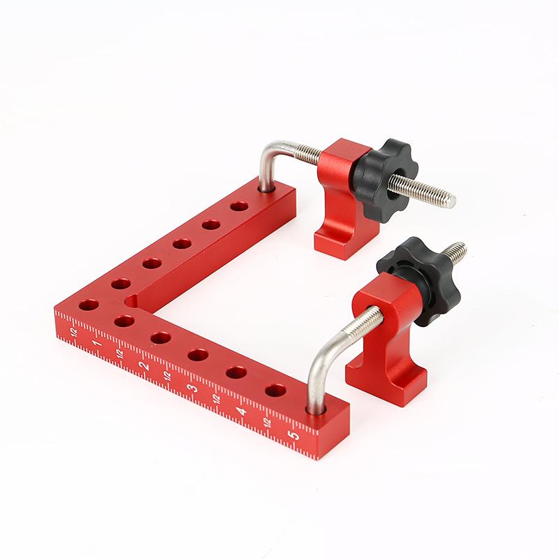 140mm Right Angle Woodworking Triangle Ruler & 120mm Clamping Combination Tool