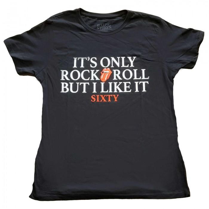 The Rolling Stones Womens/Ladies ItÂ´s Only R&R But I Like It Foil T-Shirt