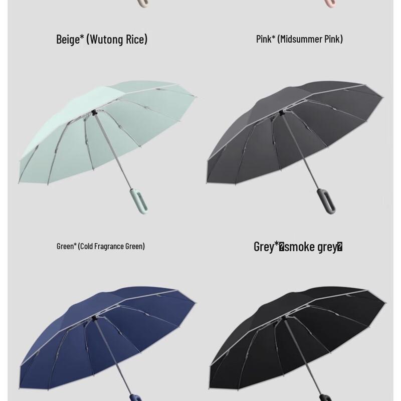 

Meidu M3391 Automatic Three-Fold Windproof Reverse Umbrella