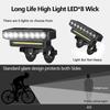 8 /5LED Bicycle Headlights USB Charging MTB Cycling Lamp Bike Front Light  Bicycle