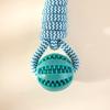 Watermelon Rope Ball Toy: Teeth-Cleaning Cotton Rope for Dogs & Cats, Leaking Food Ball and Chew Toy