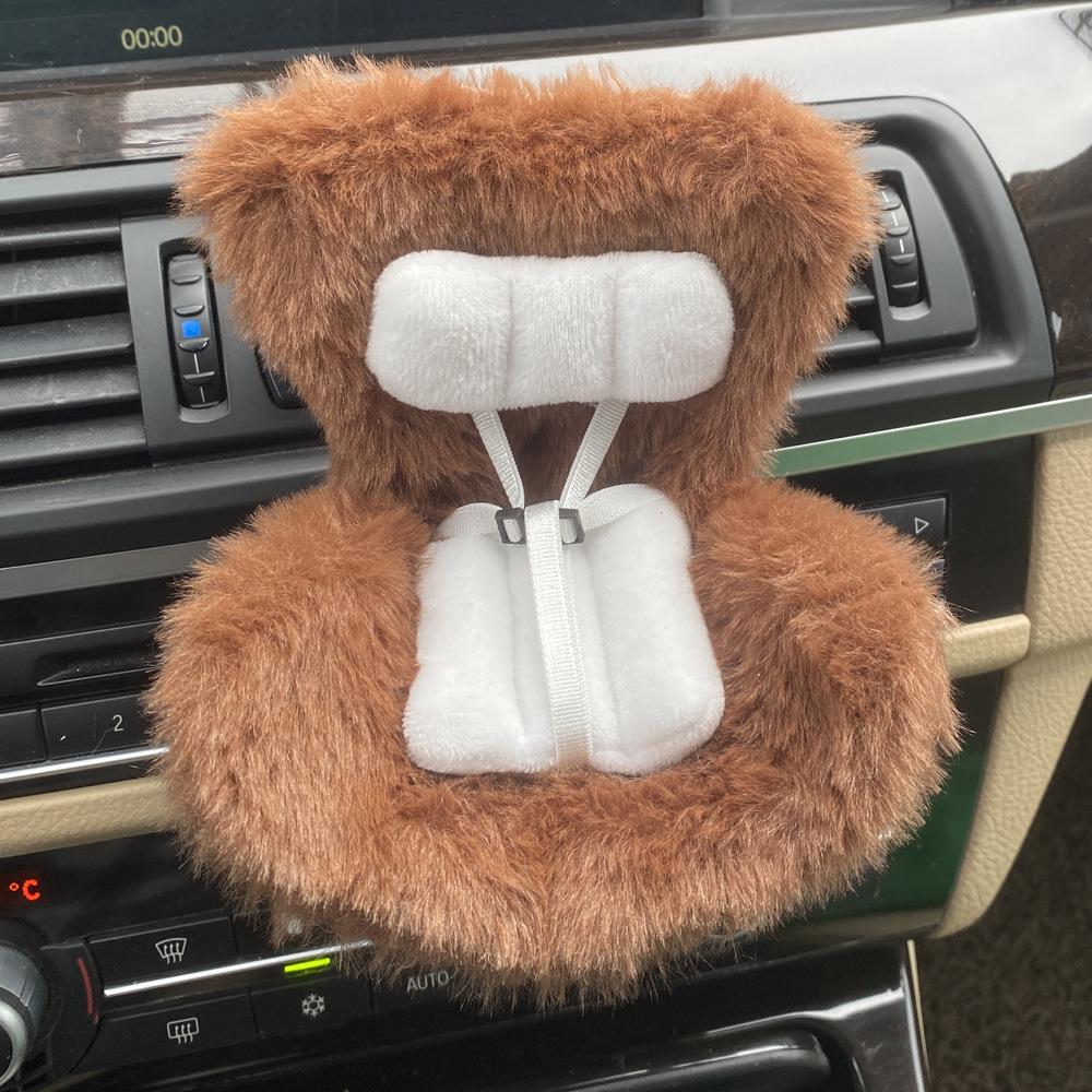 Puppensitz Autozubehör Ornament Labub Sicherheitssitz Puppenzubehör Dekoration