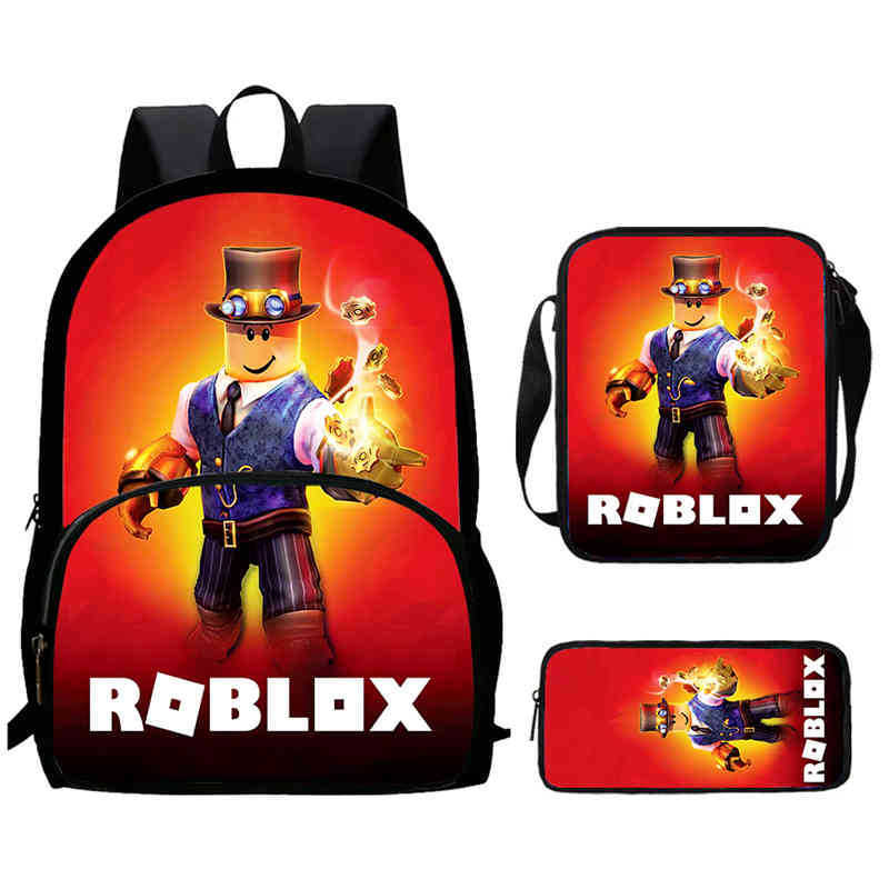 Roblox Printed Backpack, Children'S And Elementary School Bags