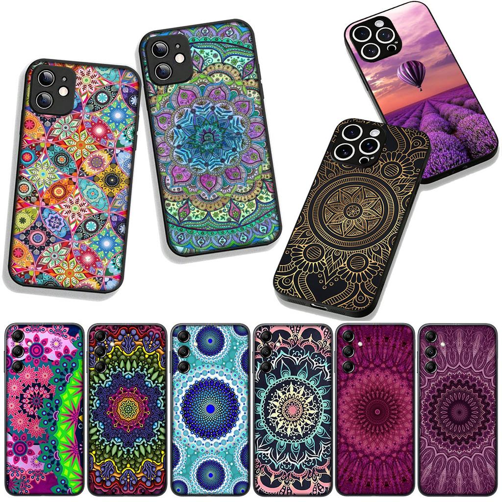 Floral Paisley Flower Mandala Texture Case for Motorola Moto Edge 70 60 Fusion 40 NEO Pro G Stylus G56 G96 G71 G73 G52 G42 G51
