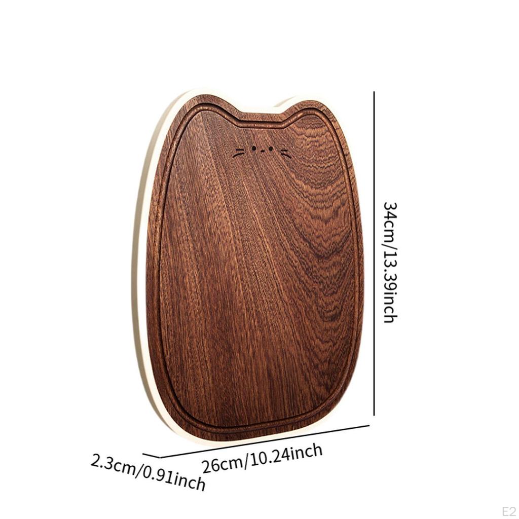 Holzschneidebrett Hackbrett Küchenhelfer Multifunktionale Lebensmittelablage Käse Servieren