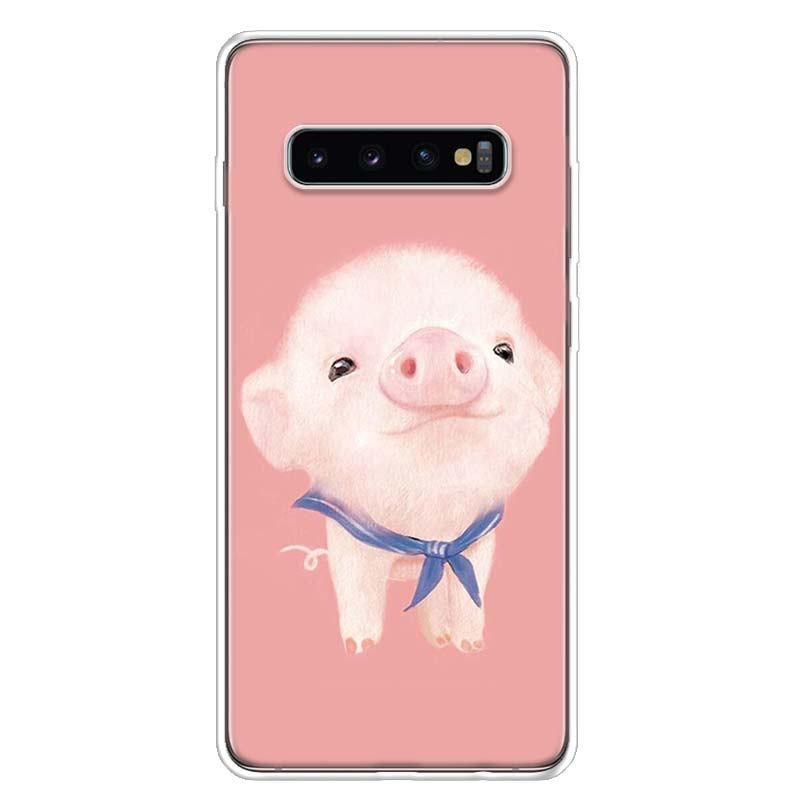 

Mini Pet Small Cute Pig Cover Phone Case For Samsung Galaxy A02S A12 A22 A32 A42 A52 A72 A51 A50S A71 A41 A31 A21S A70S A40 A30S Samsung A20E
