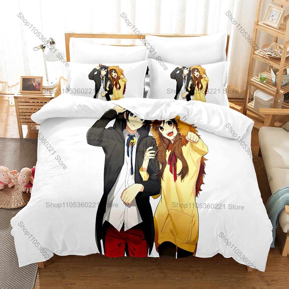 Personality Miyamura Izumi Bedding Set New Anime Character Printed Duvet Cover & Pillowcase Home Textile Gift All Sizes Availabl