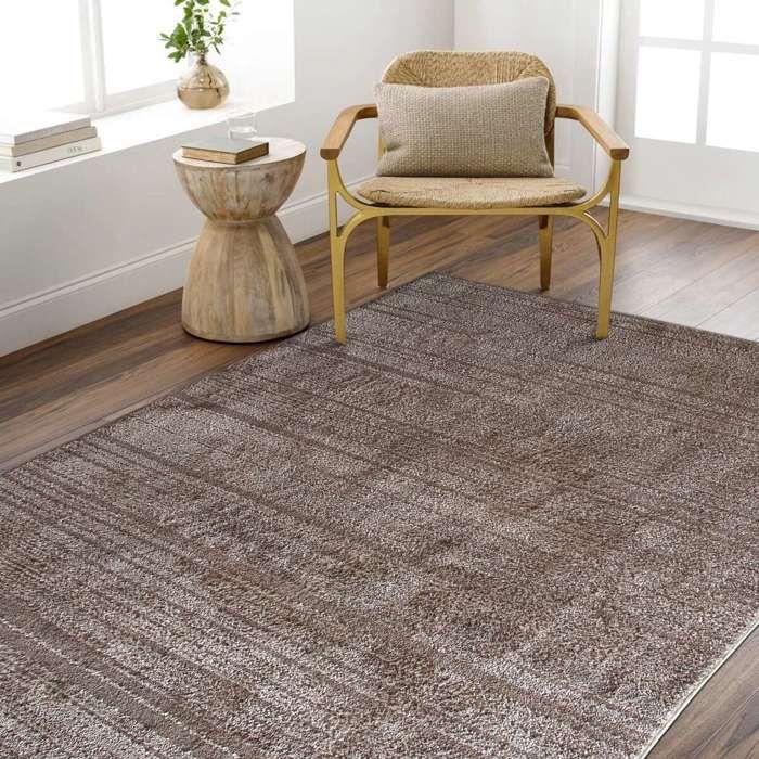 Tapis salon contemporain marron 160x240