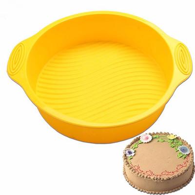 9 Inch DlY Round Shape 3D Silicone Cake Mold Baking Tools Bakeware Maker Mold Tray Baking
