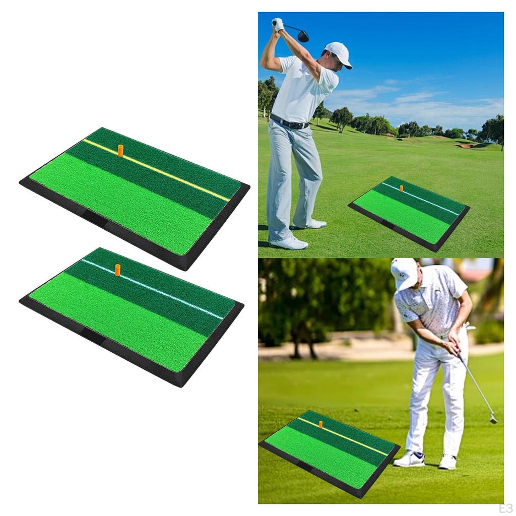Golf Hitting Mat 30cmx40cm Portable Indoor Outdoor Accessories Anti Slip for Training Course