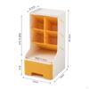 Desk Stationery Box, Detachable Tray, Pen Holder And Home