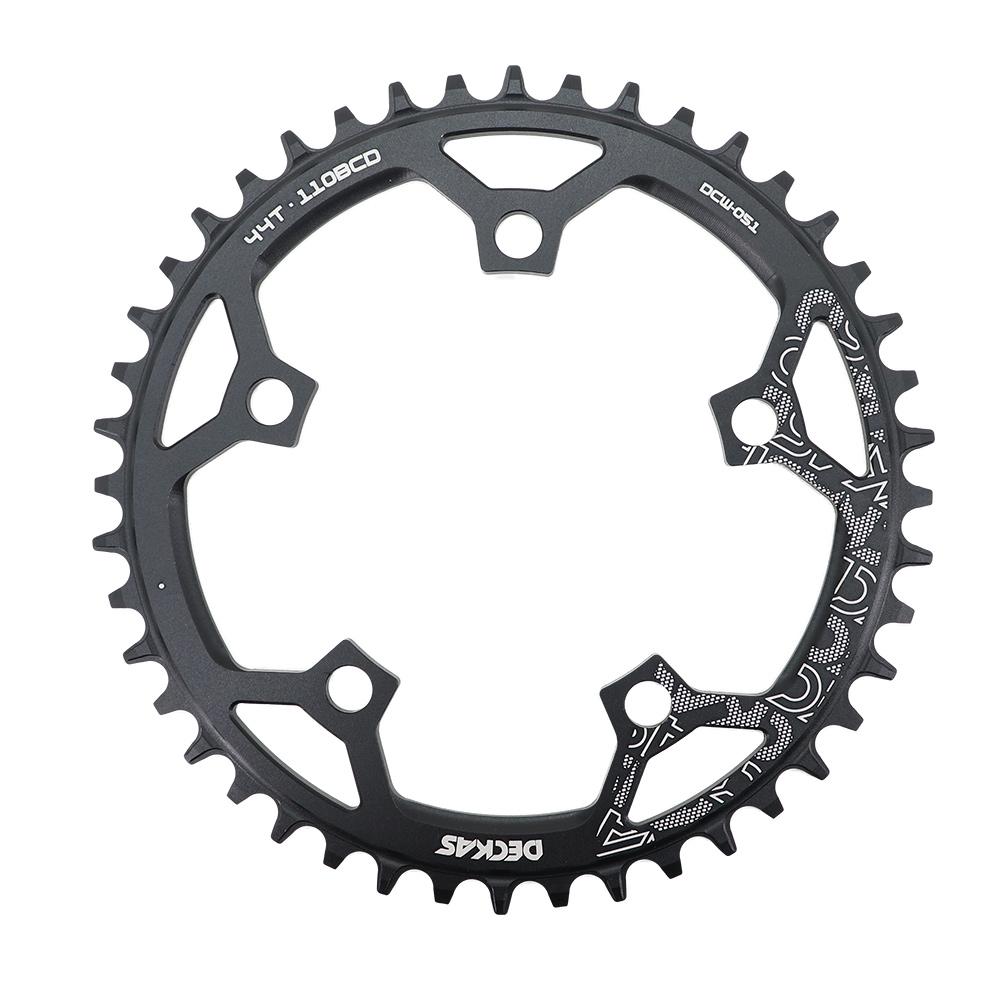 Deckas Tandhjul Rundt 110BCD til Force Red Rival S350 S900 36 38 40 42 Tænder Landevejscykel til Sram Cx Gravel Quarq 5 Arme 110 Bcd