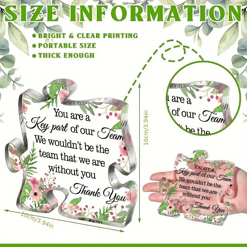 Inspirational Thank You Plaque - Versatile Appreciation Gift for Valued Relationships