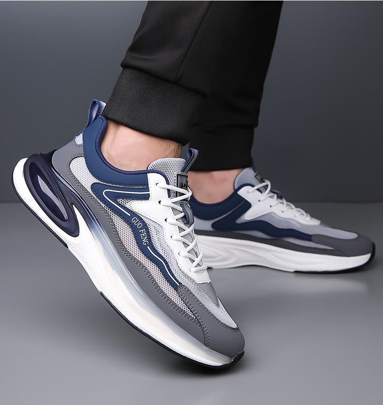 Fashion Designer New Luxury Platform Net Surface Outdoor Men's Sneakers Spring Autumn Fashion Soft Sole Casual Men Shoes