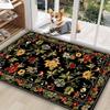 1PC Retro Floral Pattern Welcome Door Mat Door Mat Very Suitable for Offices Bedrooms Bathrooms Kitchens Modern Home Decoration