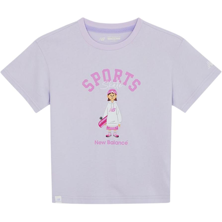New Balance T Shirt Violet Children Aged 3 7 Years Old ND7EE2Z23-88 110