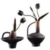 Blumenvase Retro Keramikflasche Ofen-verändert Farbverlauf Porzellangefäße Blumentopf Keramikvase Heimdekorationszubehör