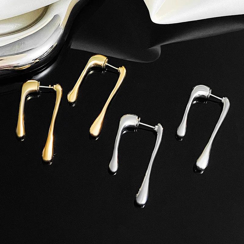 Simple avrregular line Drop Earrings For Women Fashionable Personalized Daily Accessory Party Birthday Anniversary Gifts