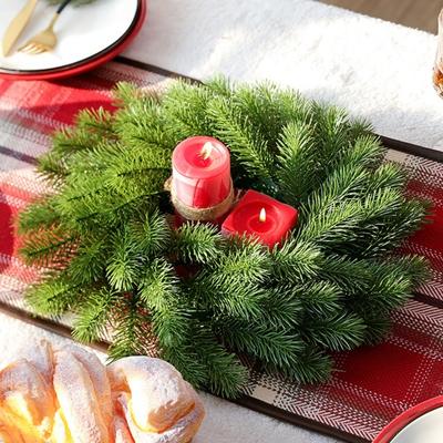 20 Stück gefälschte Kiefernnadeln, realistisch, ohne Bewässerung, künstliche Kiefernblätter, DIY-Blumenarrangement, Simulation, Tannenzweig, Hochzeitsfeier, Dekoration