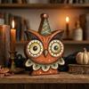 Farmhouse Style Halloween Wooden Tabletop Sign Cartoon Halloween Tiered Tray Decor  Shelf Decor