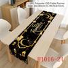 Eid Mubarak Tablerunner Ramadan Decoration For Home 2025 Islamic Muslim Party Supplies Eid Al Adha Ramadan Kareem Tablecloths