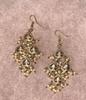 Indian Handmade Drop Earrings Gold Finish Beads Lacquer Kundan Jewelry